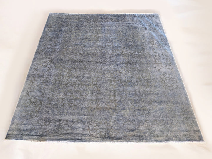 Oriental Silk Wash Chobi Rug - Size: 9.11 x 8.1