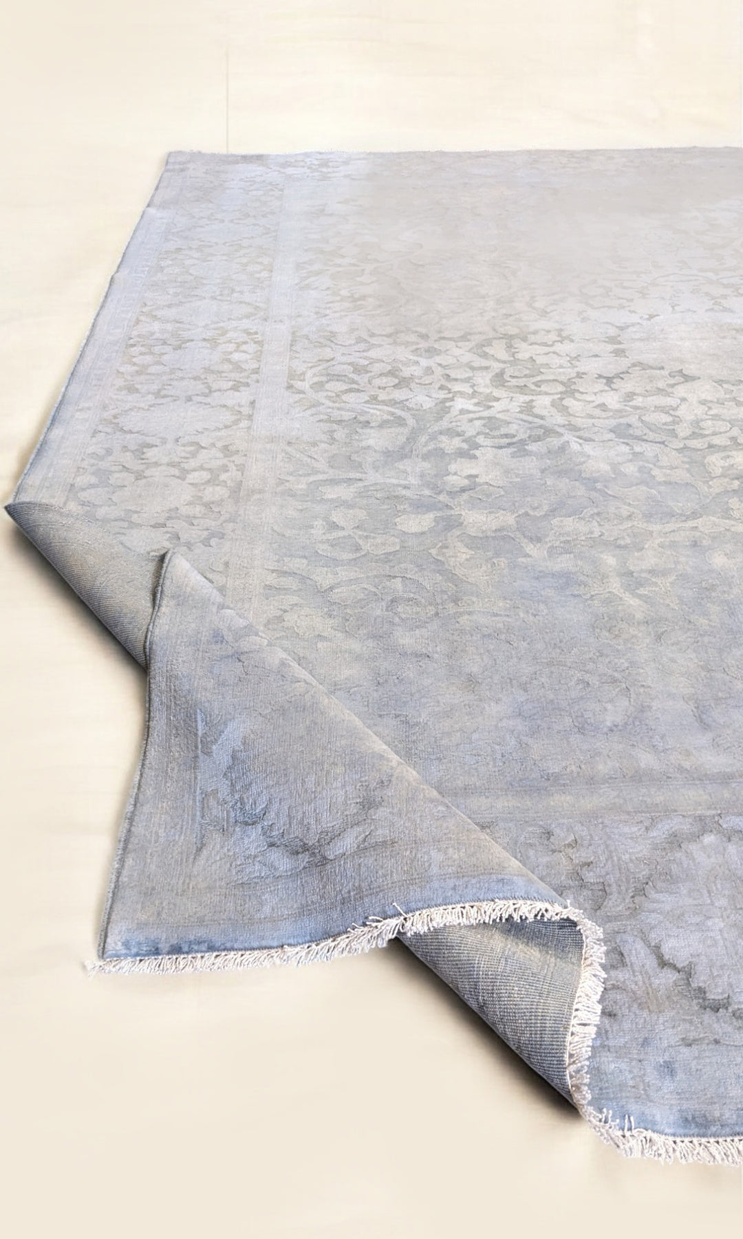 Oriental Silk Wash Chobi Rug - Size: 9.11 x 8.1