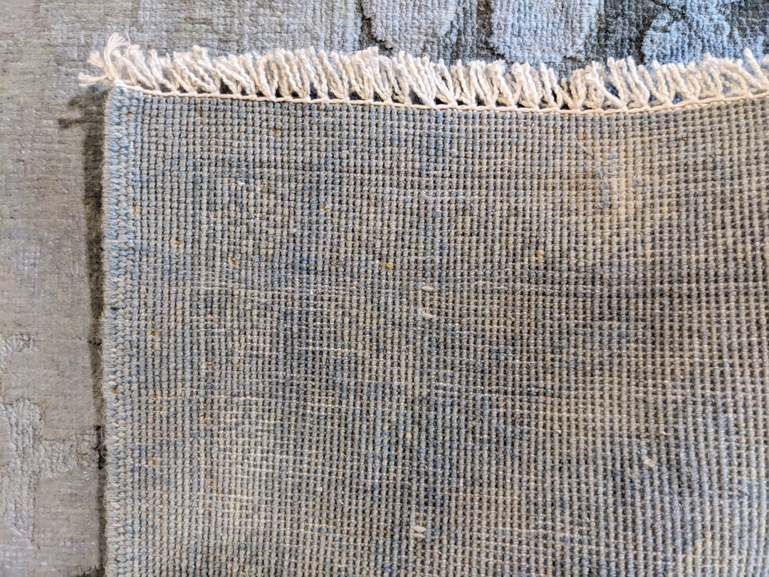 Oriental Silk Wash Chobi Rug - Size: 9.11 x 8.1