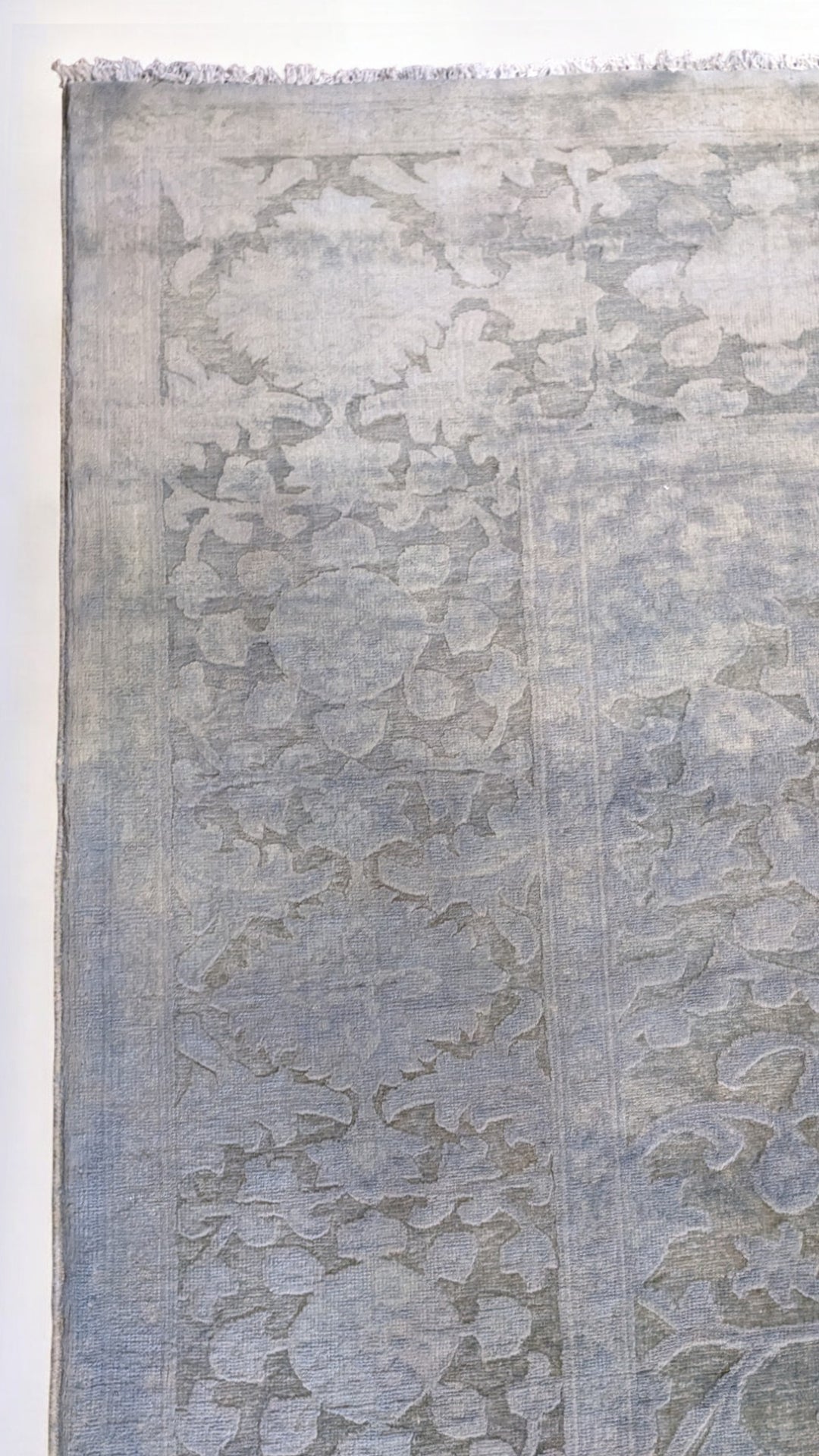 Oriental Silk Wash Chobi Rug - Size: 9.11 x 8.1