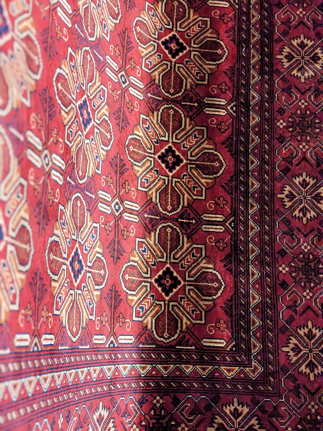 Khal Mohammadi Afghan Rug - Size: 9.11 x 6.8