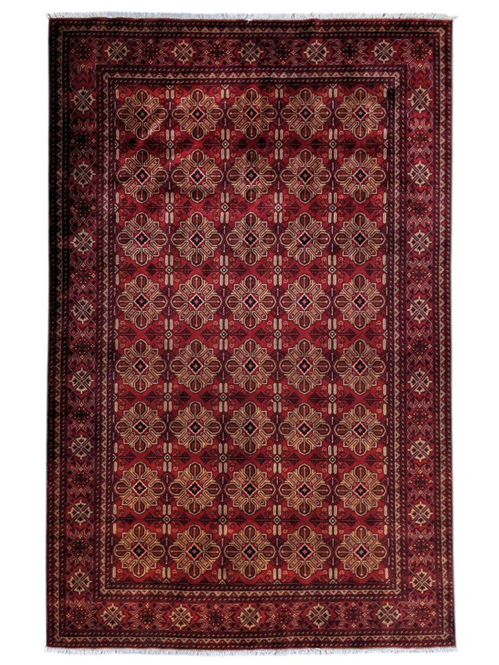 Khal Mohammadi Afghan Rug - Size: 9.11 x 6.8