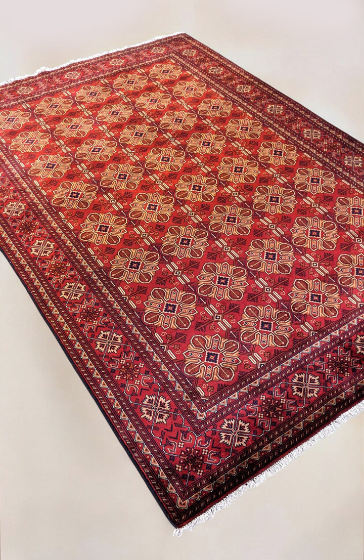 Khal Mohammadi Afghan Rug - Size: 9.11 x 6.8