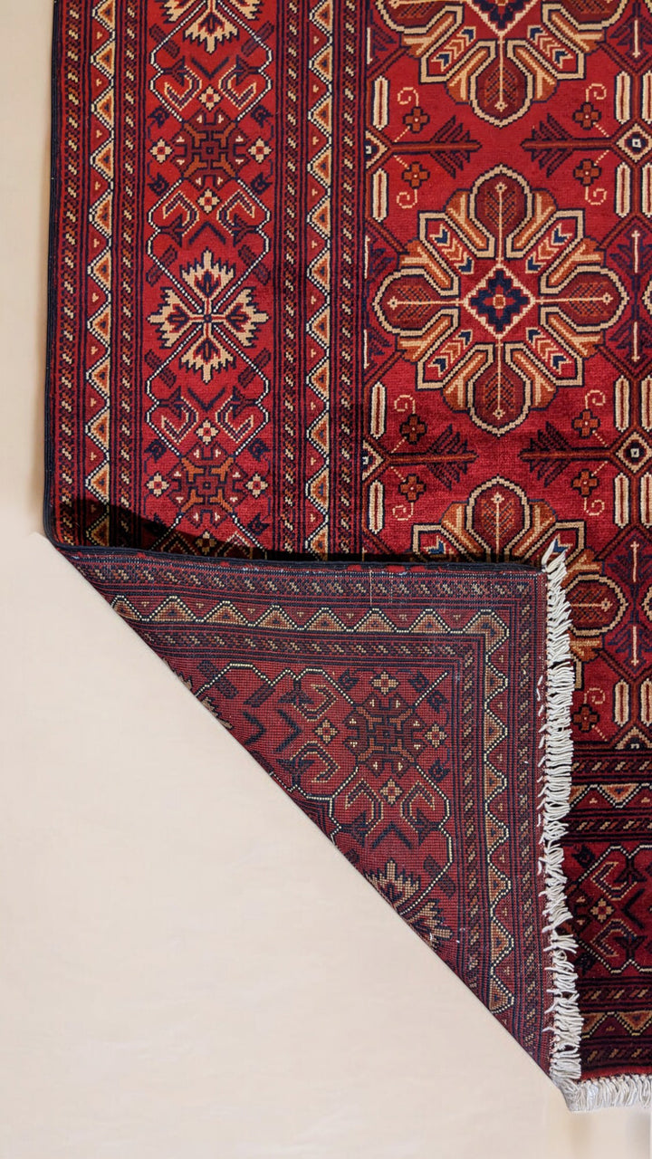 Khal Mohammadi Afghan Rug - Size: 9.11 x 6.8