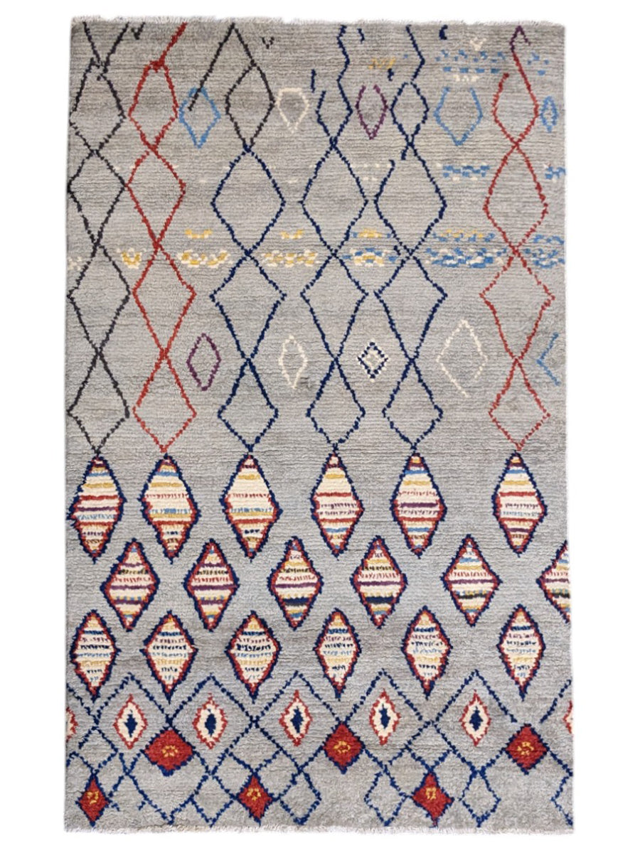 Moroccan Modern Rug - Size: 8 x 5.3