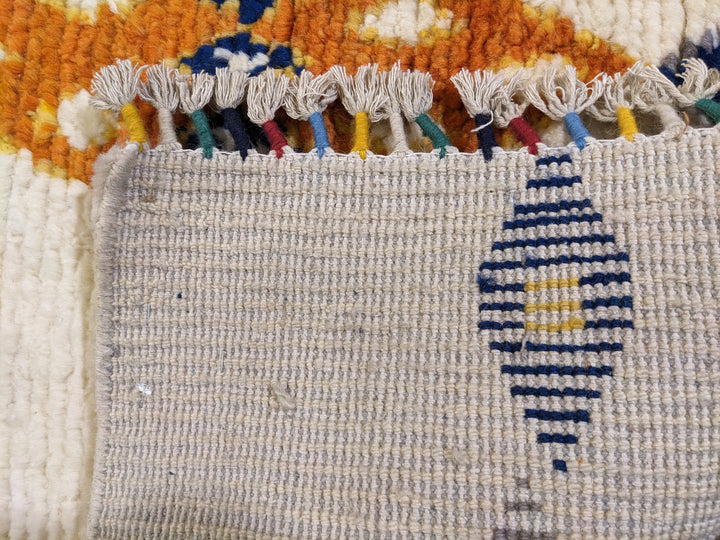 Neris Berber Wool Rug - Size: 10.8 x 7.8