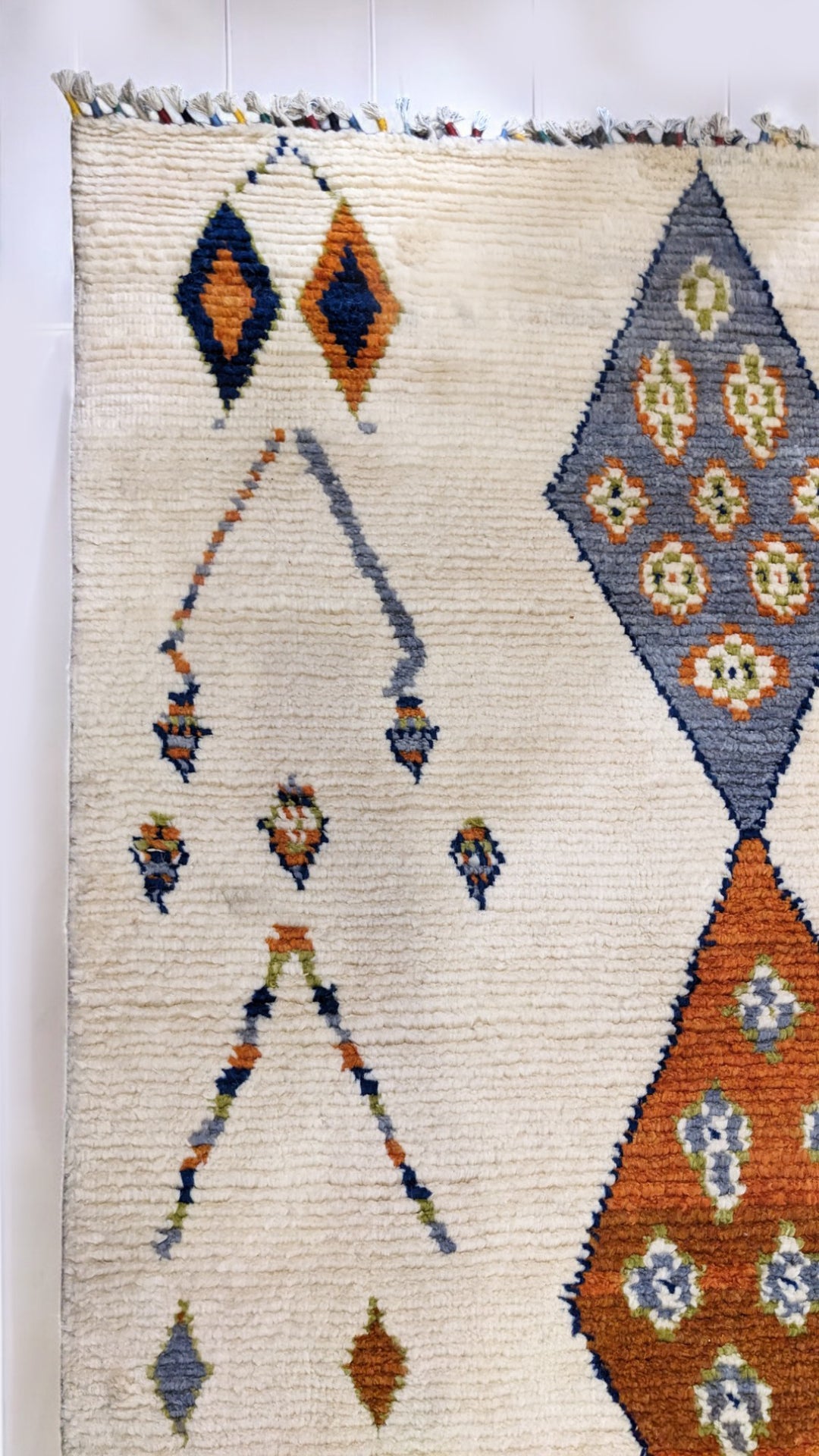 Neris Berber Wool Rug - Size: 10.8 x 7.8