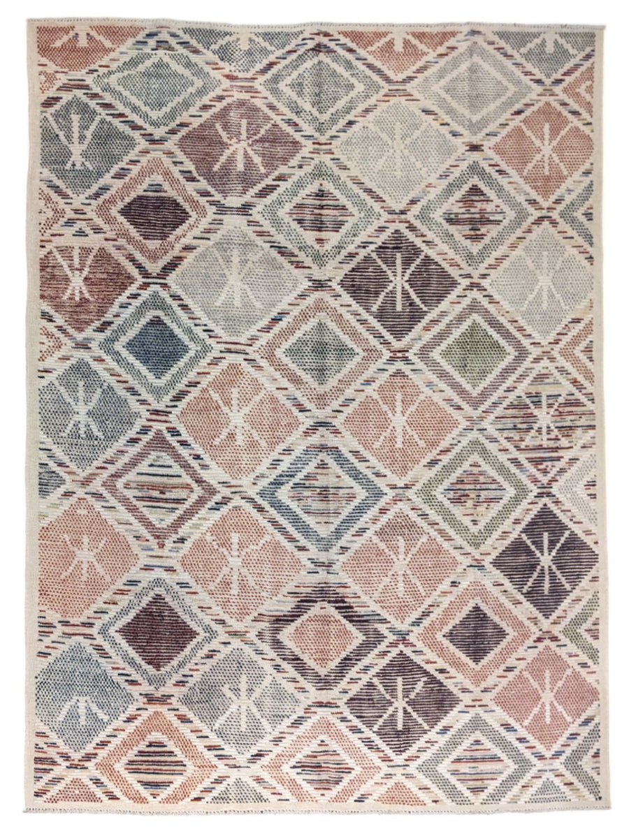 Moroccan Modern Rug - Size: 9.10 x 7.5