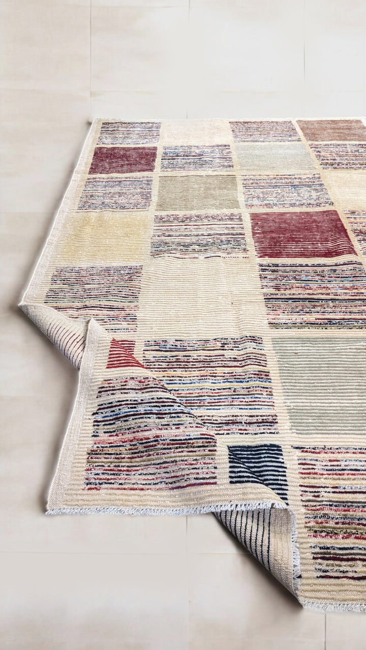 Moroccan Modern Rug - Size: 9.9 x 8.5