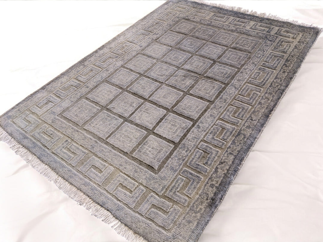 Oriental Silk Wash Chobi Rug - Size: 2.11 x 2.1