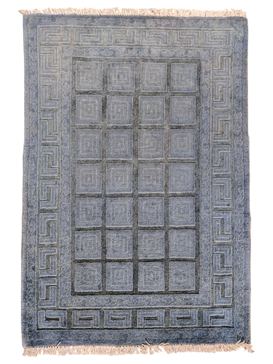 Oriental Silk Wash Chobi Rug - Size: 3 x 2