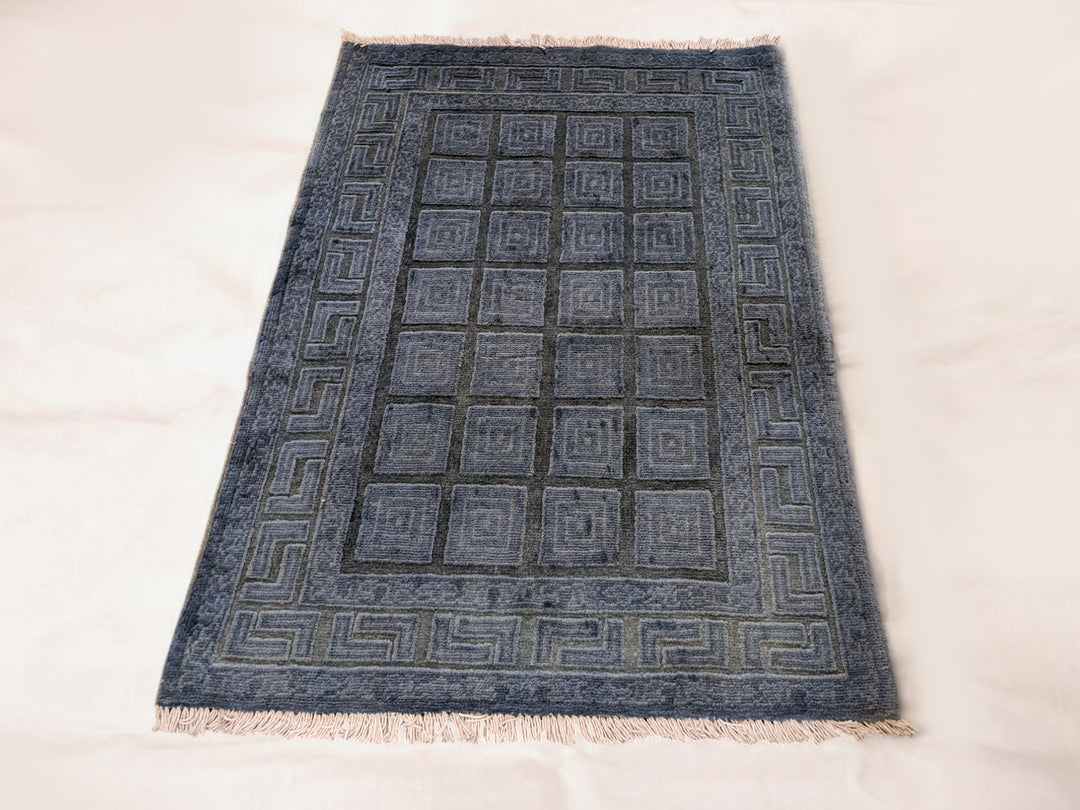 Oriental Silk Wash Chobi Rug - Size: 3 x 2