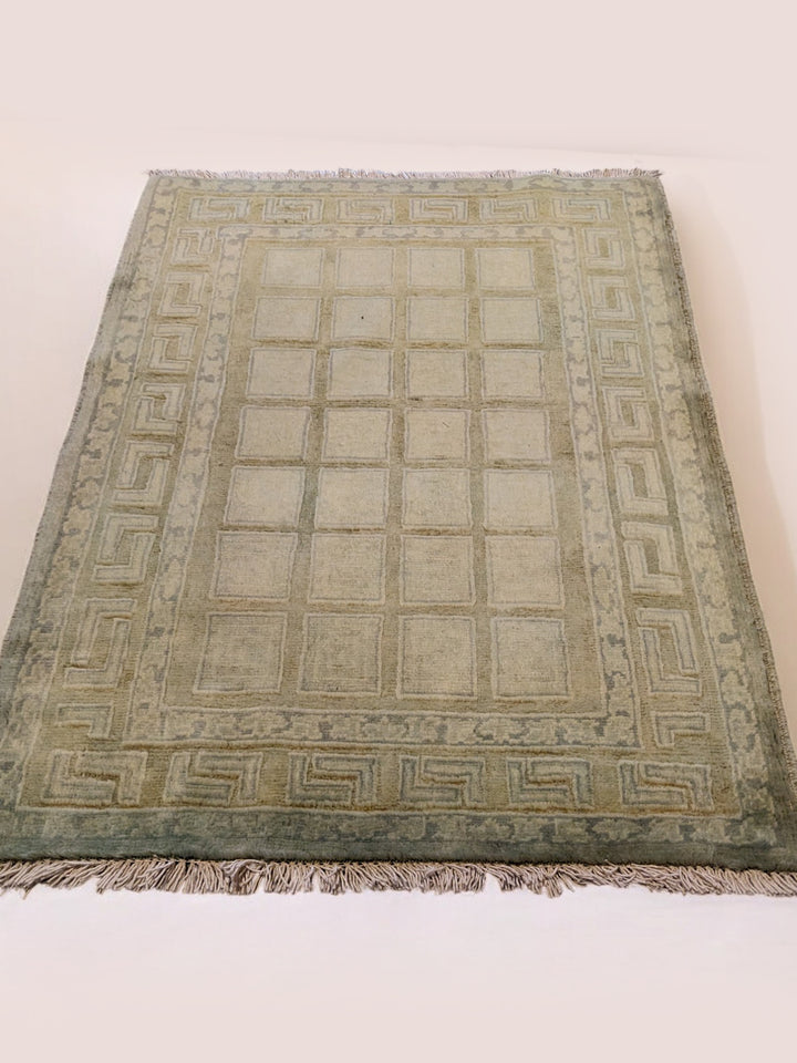 Oriental Silk Wash Chobi Rug- Size: 3.1 x 2.1