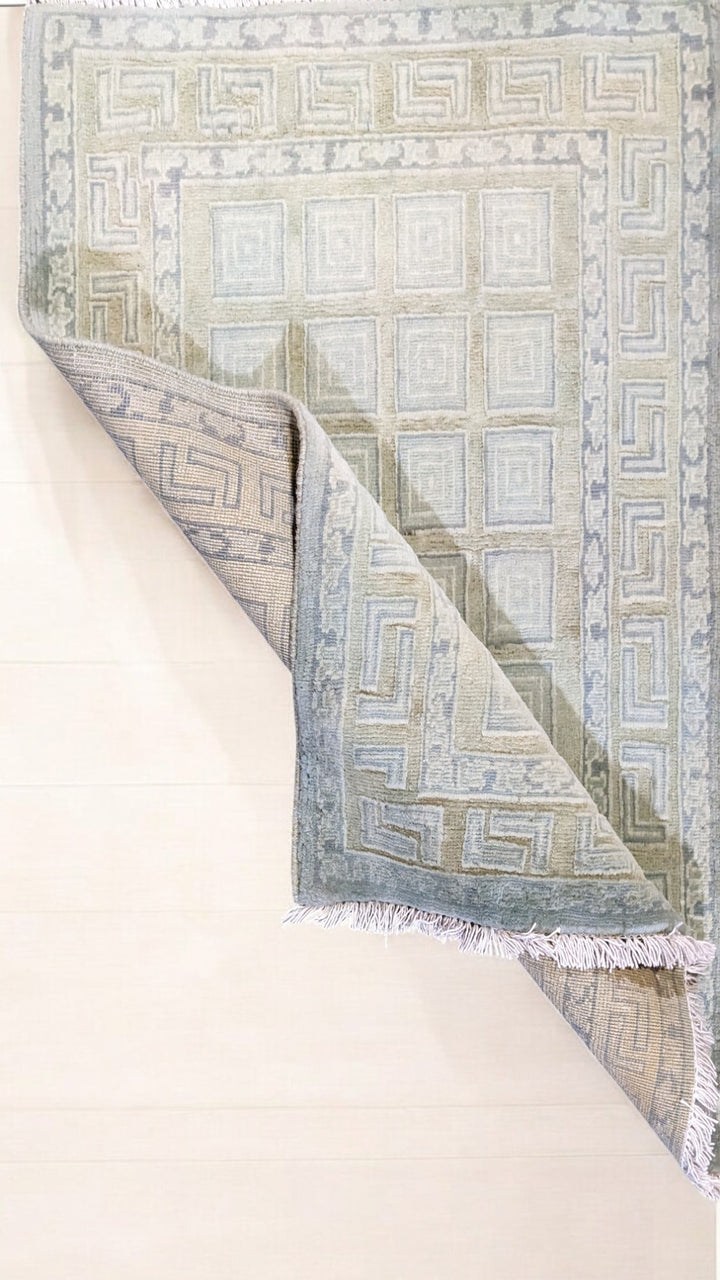 Oriental Silk Wash Chobi Rug- Size: 3.1 x 2.1