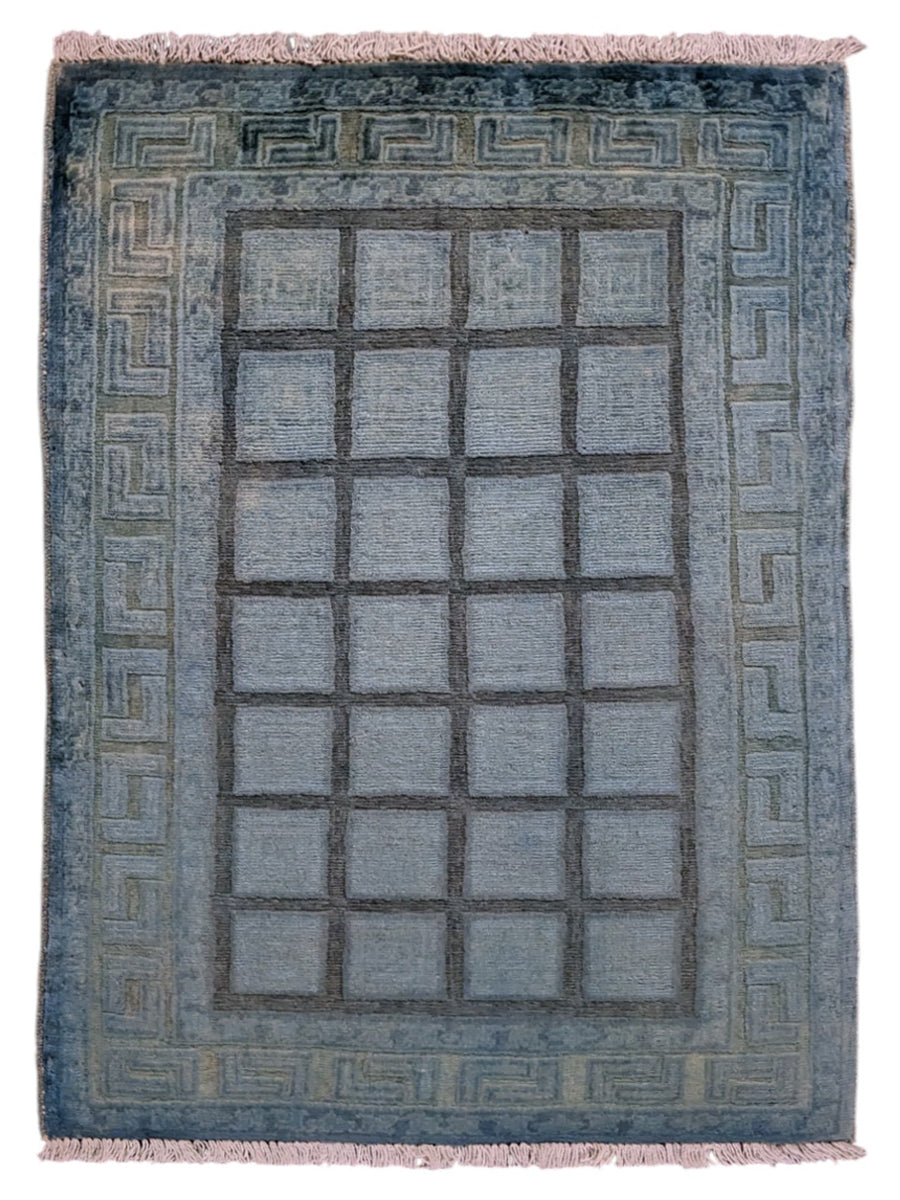 Oriental Silk Wash Chobi Rug - Size: 2.11 x 1.11