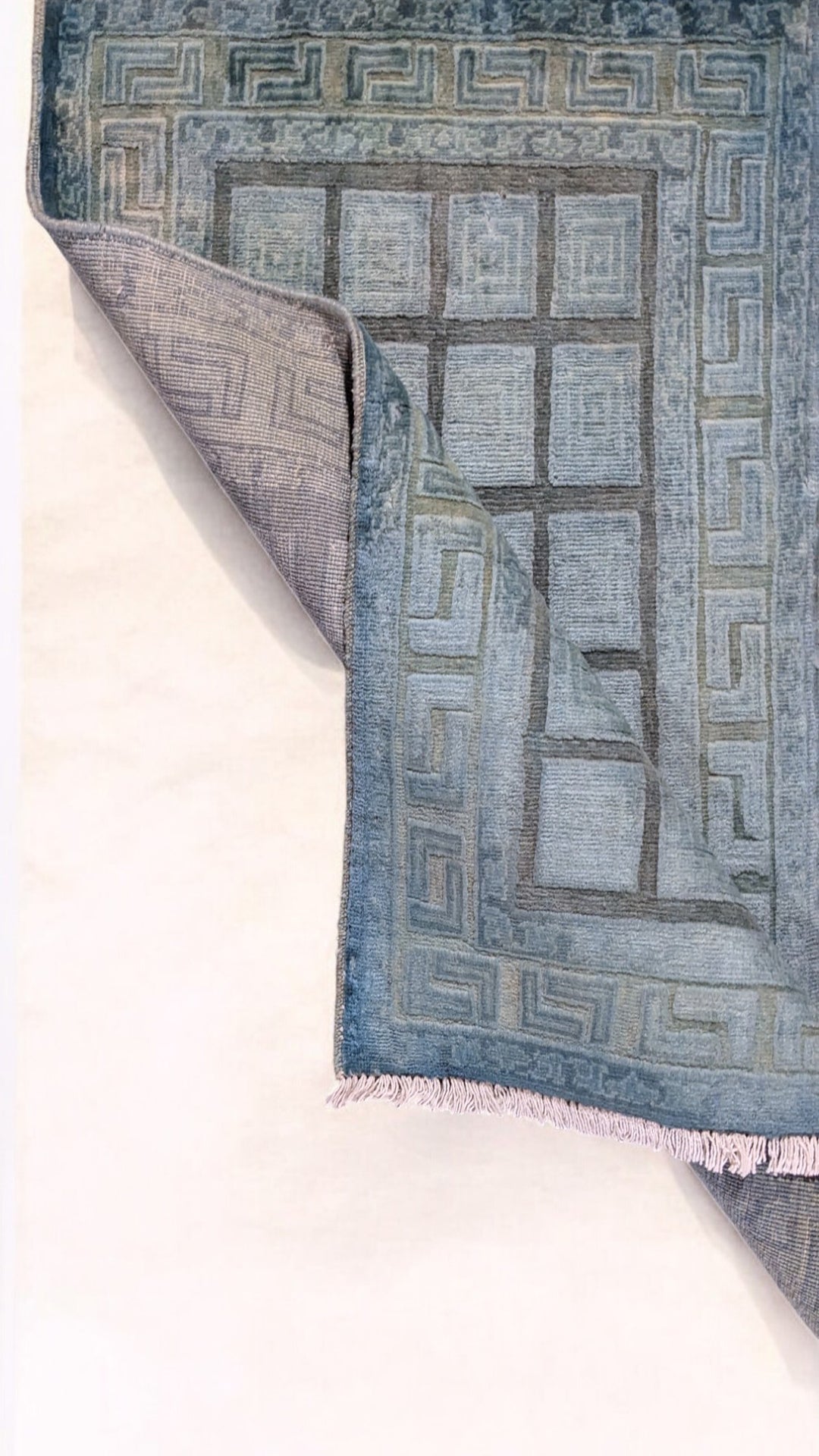 Oriental Silk Wash Chobi Rug - Size: 2.11 x 1.11