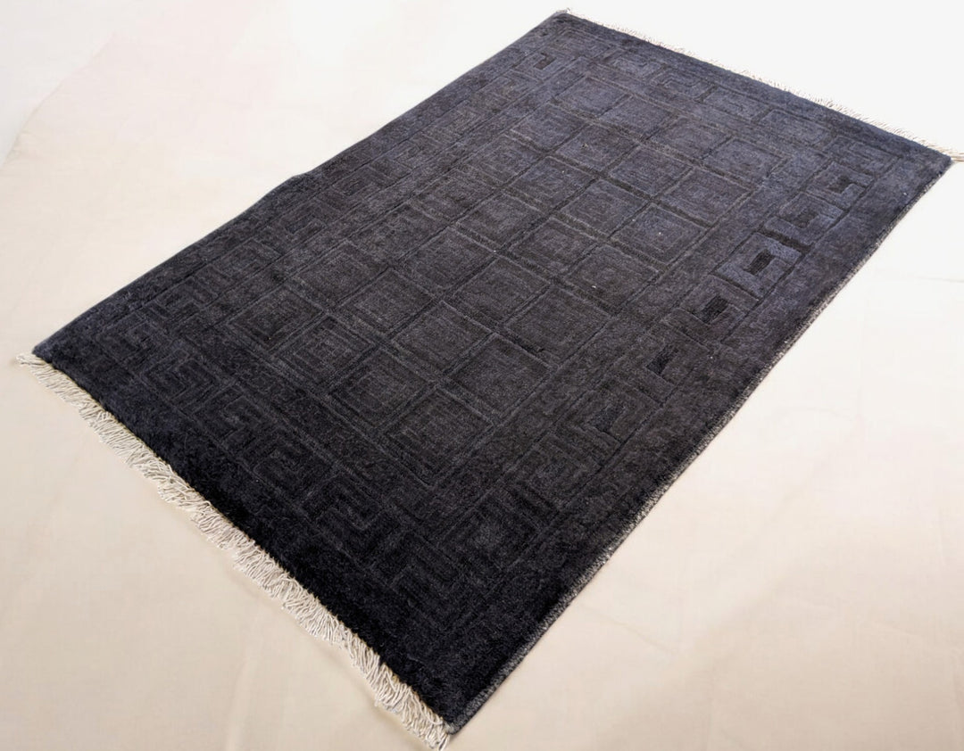 Oriental Silk Wash Chobi Rug - Size: 2.11 x 1.11