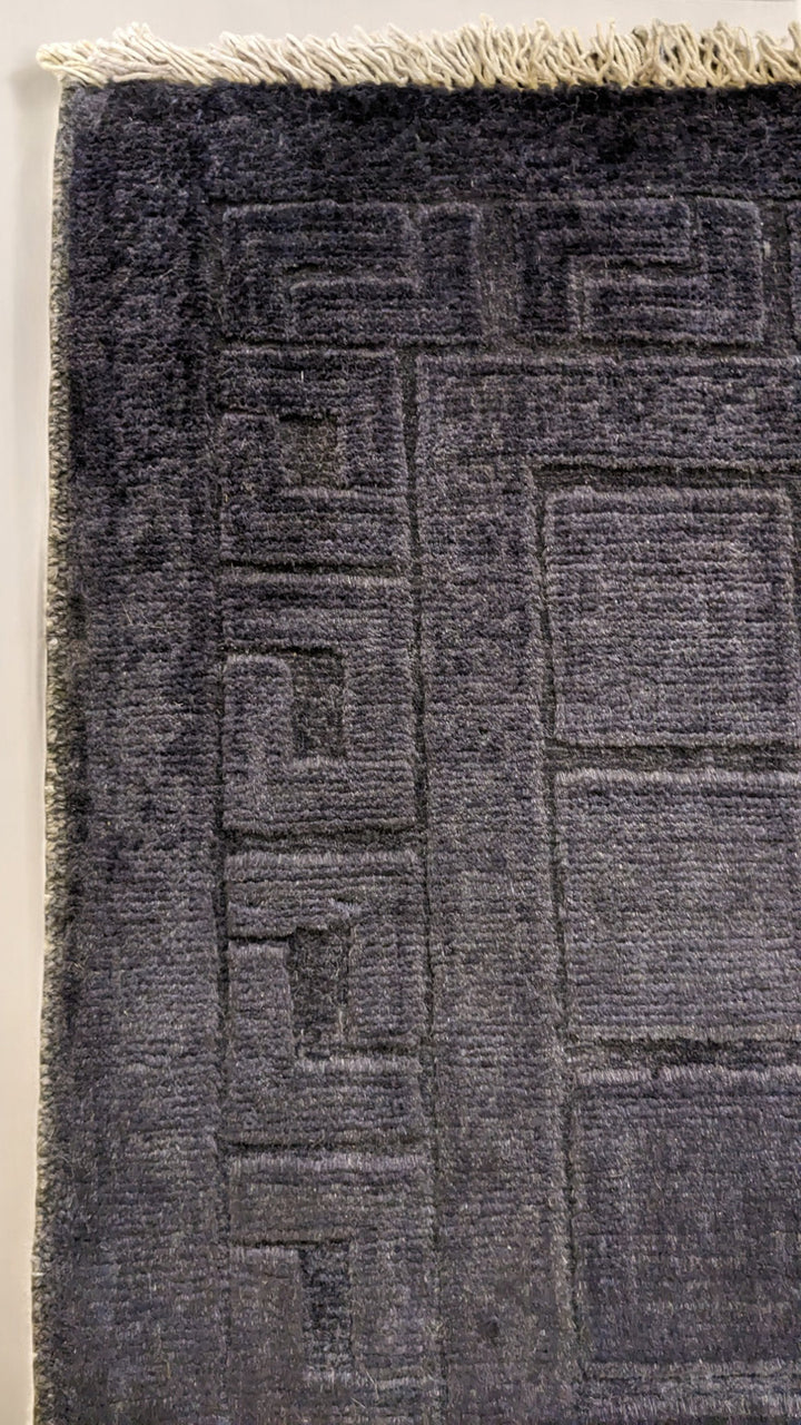 Oriental Silk Wash Chobi Rug - Size: 2.11 x 1.11