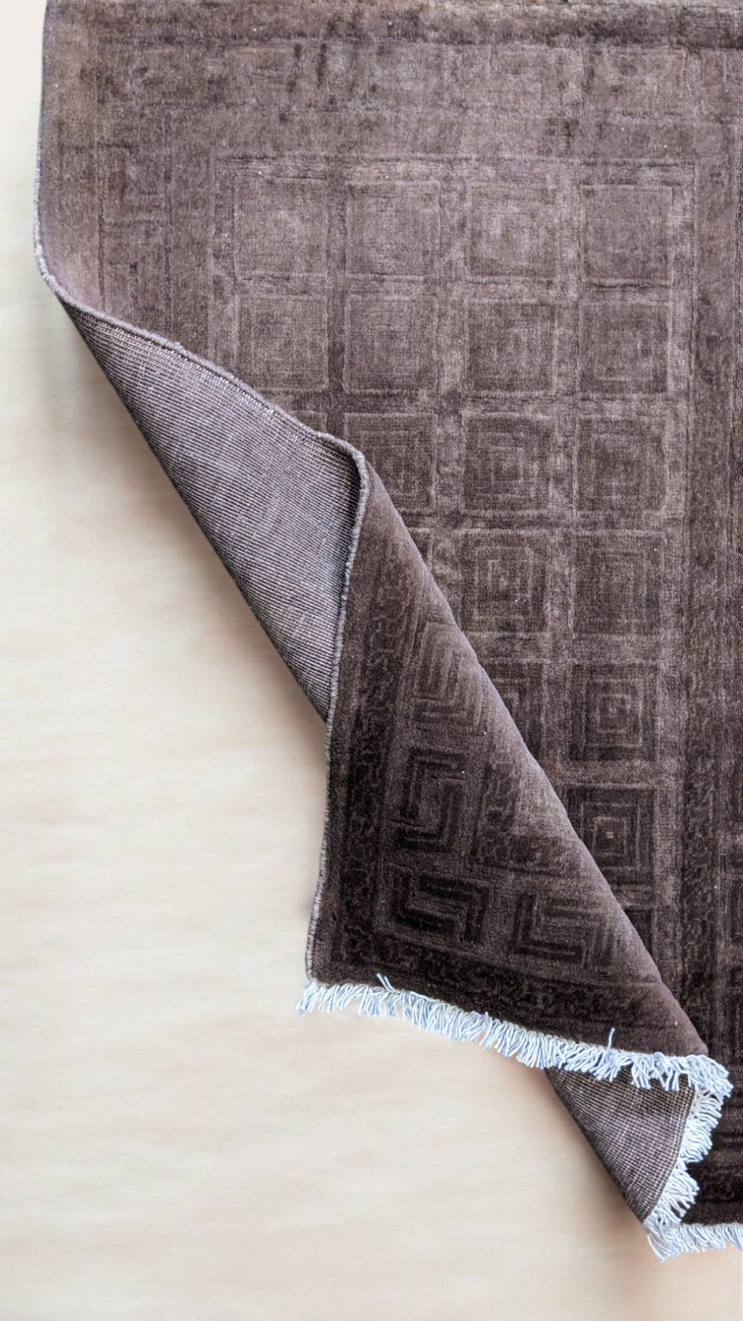 Oriental Silk Wash Chobi Rug - Size: 3.1 x 2.1