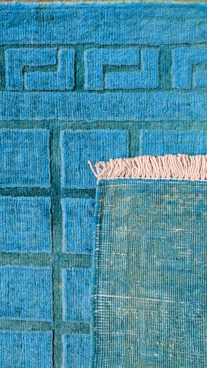 Oriental Silk Wash Chobi Rug - Size: 3.1 x 2