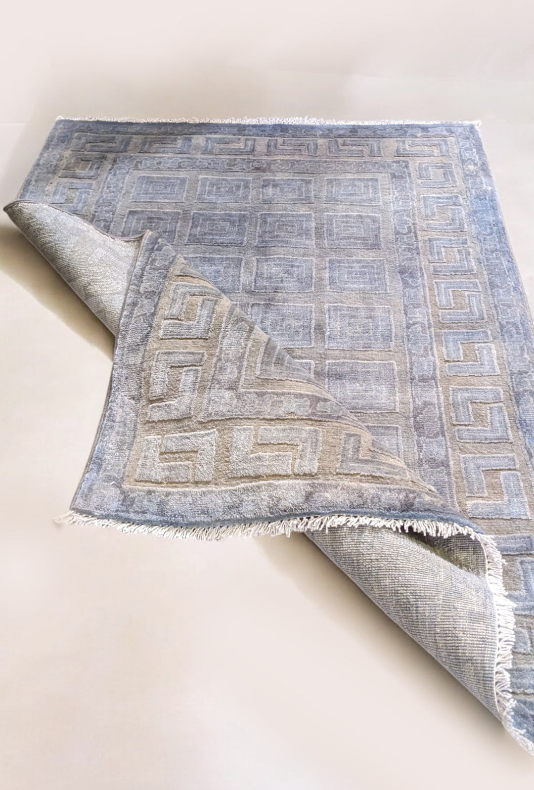 Oriental Silk Wash Chobi Rug - Size: 3.10 x 2.9