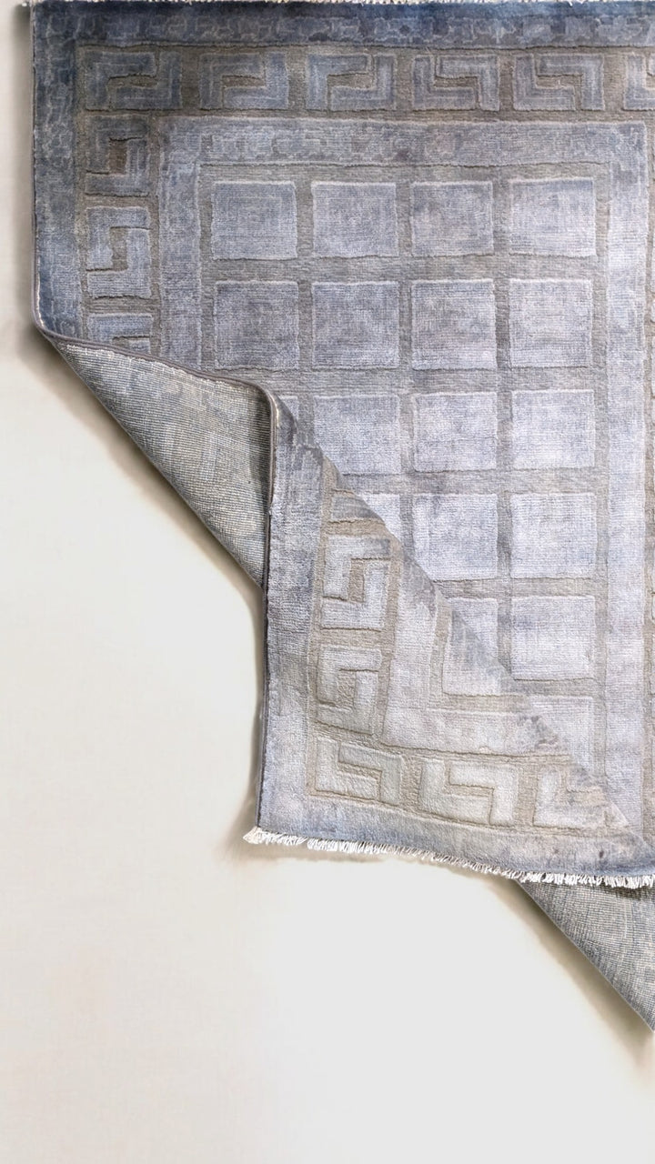 Oriental Silk Wash Chobi Rug - Size: 3.10 x 2.9