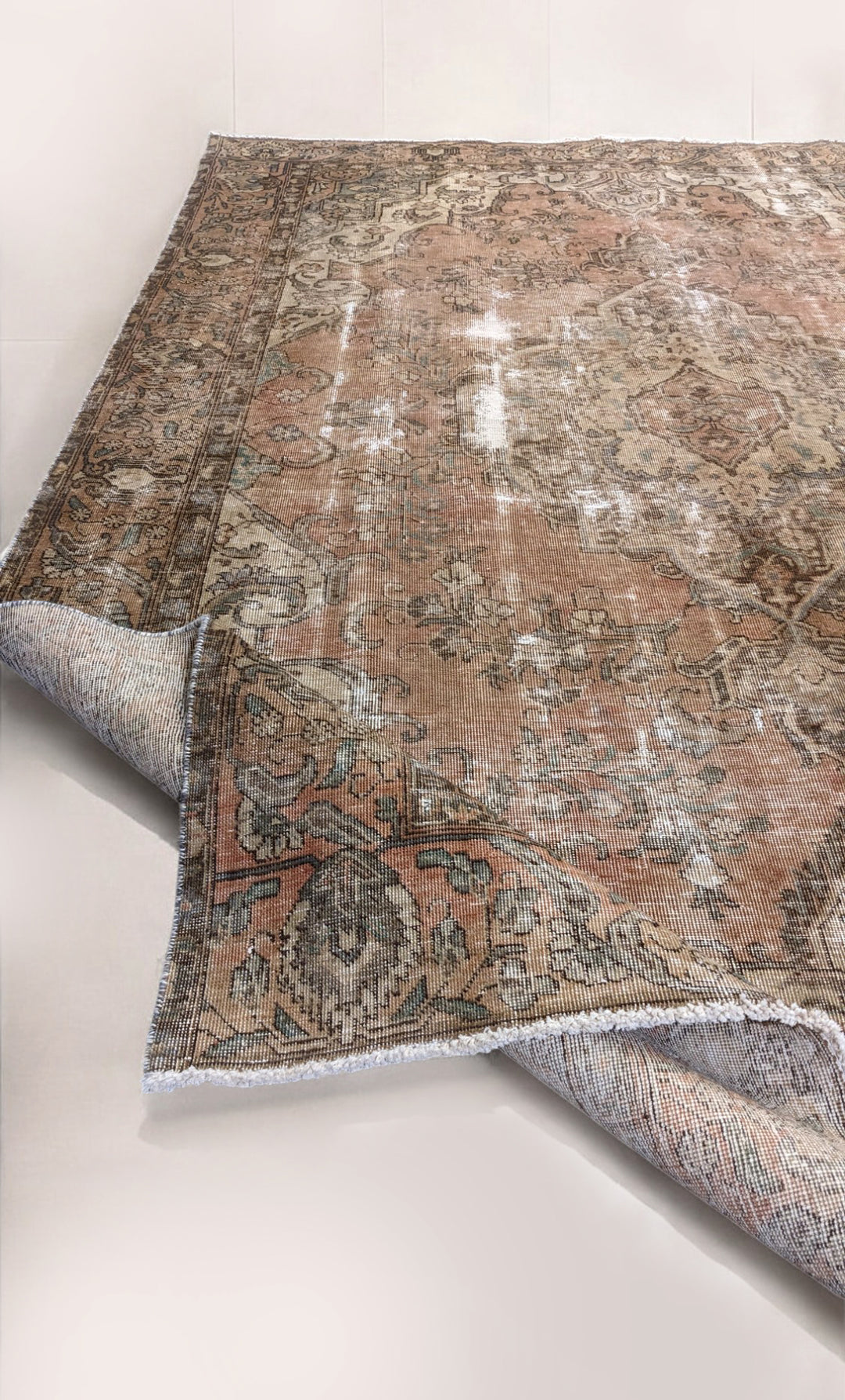 Shirazi Persian Vintage Wash Rug - Size: 10.7 x 7.4