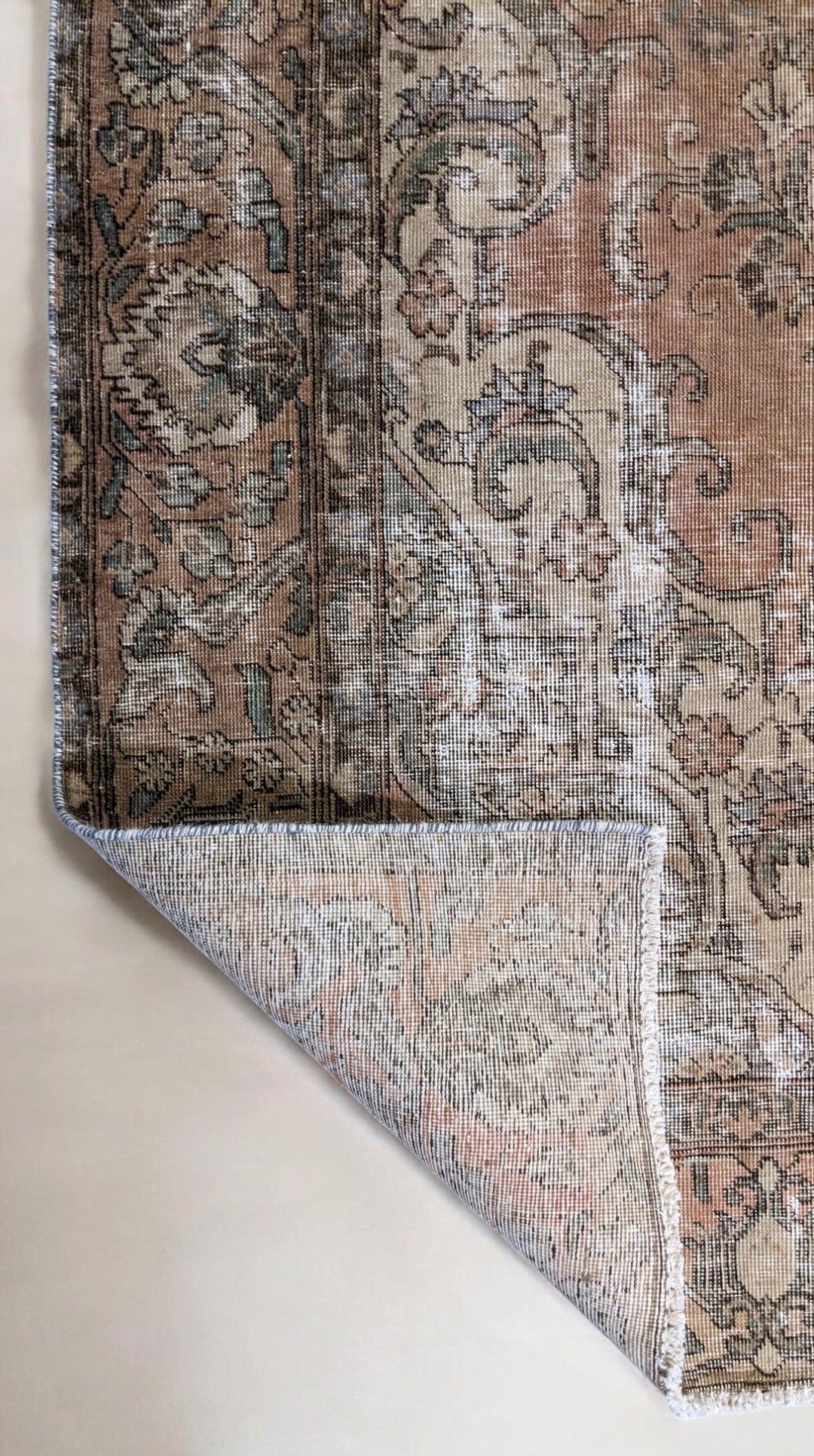 Shirazi Persian Vintage Wash Rug - Size: 10.7 x 7.4