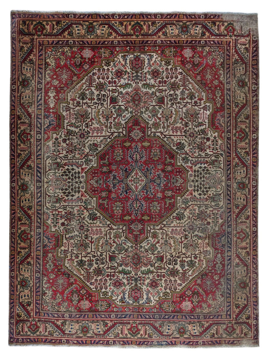 Tabriz Persian Vintage Wash Rug - Size: 12.7 x 9.7