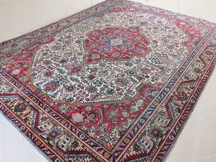 Tabriz Persian Vintage Wash Rug - Size: 12.7 x 9.7