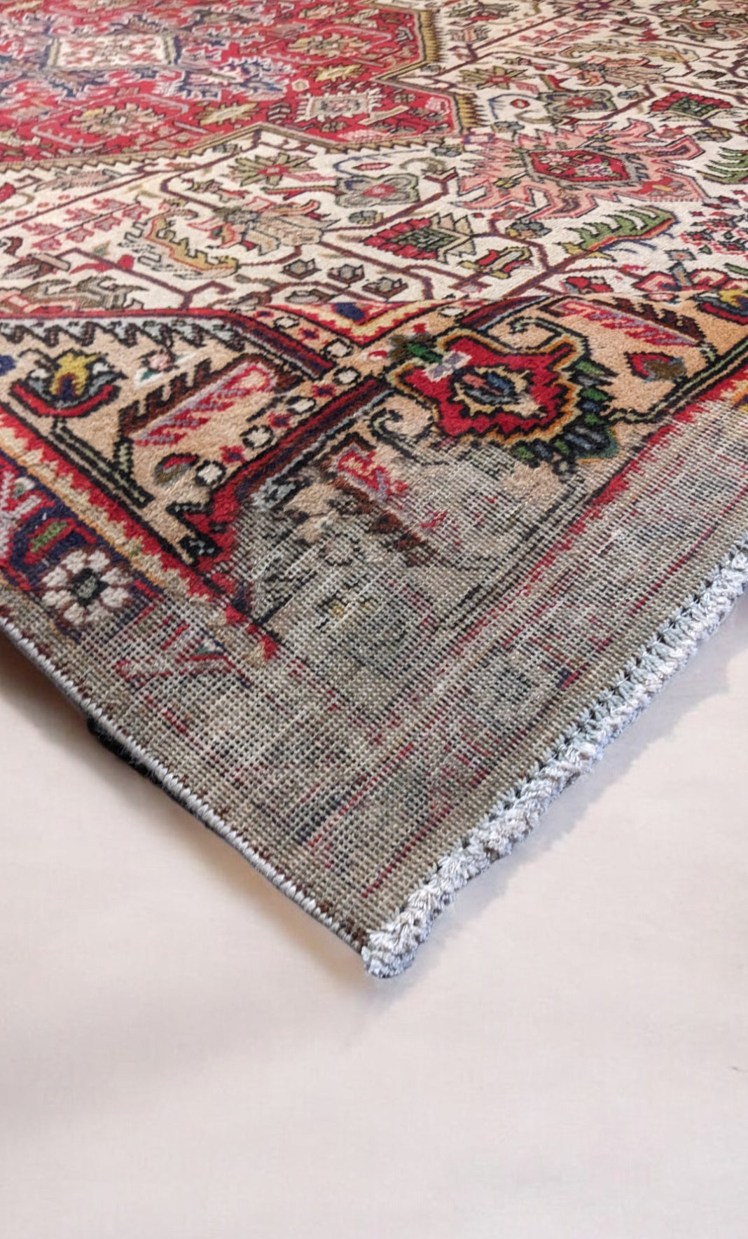 Tabriz Persian Vintage Wash Rug - Size: 12.7 x 9.7