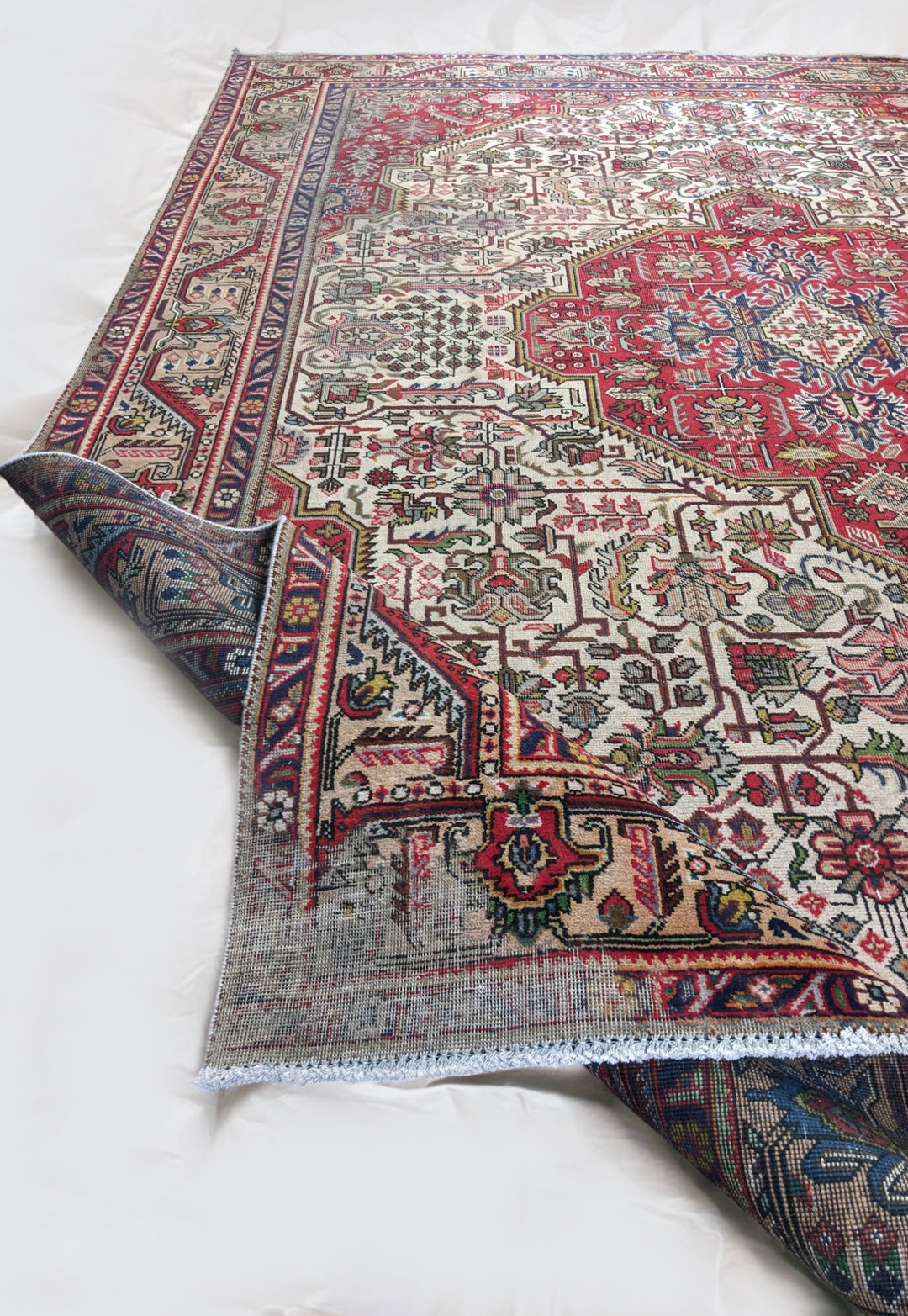 Tabriz Persian Vintage Wash Rug - Size: 12.7 x 9.7