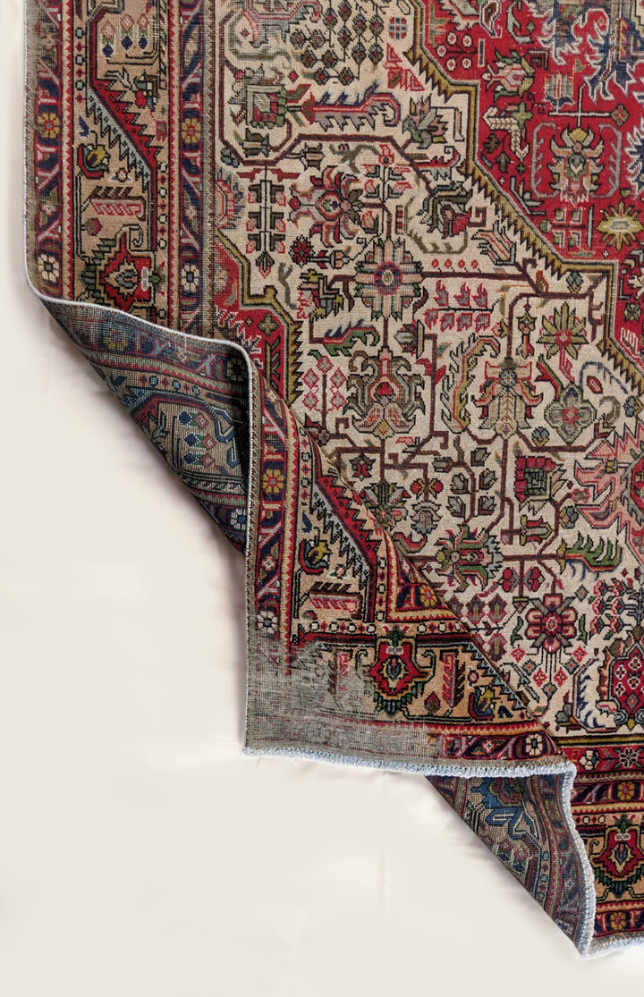 Tabriz Persian Vintage Wash Rug - Size: 12.7 x 9.7