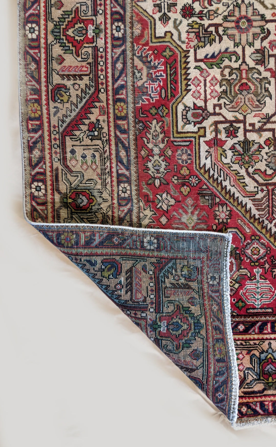 Tabriz Persian Vintage Wash Rug - Size: 12.7 x 9.7