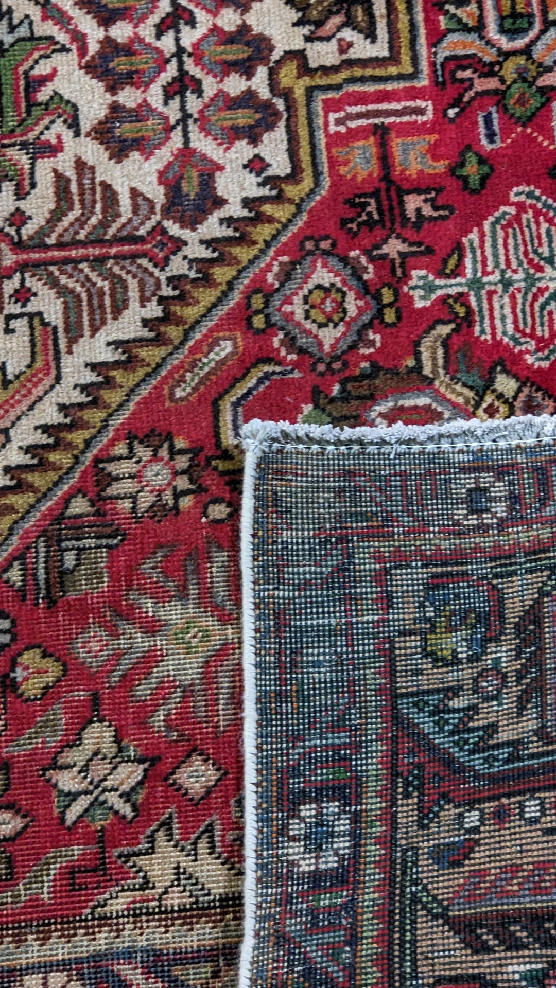 Tabriz Persian Vintage Wash Rug - Size: 12.7 x 9.7