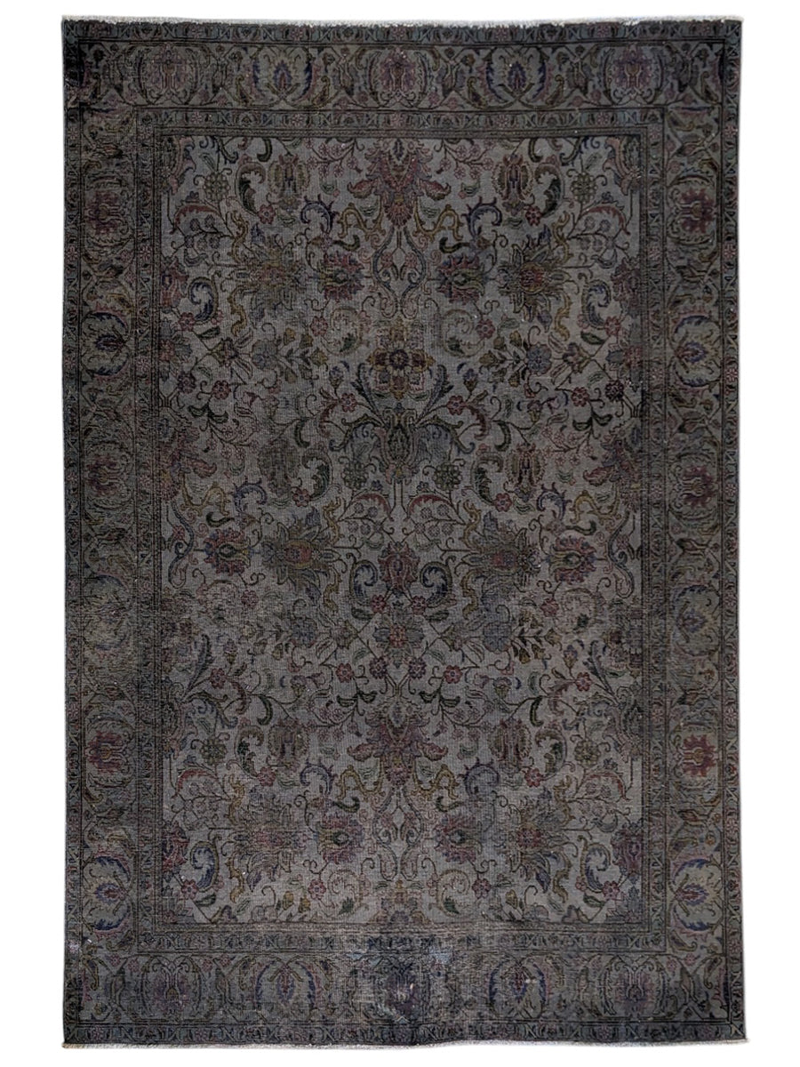 Kashan Persian Vintage Wash Rug - Size: 10.11 x 7.9