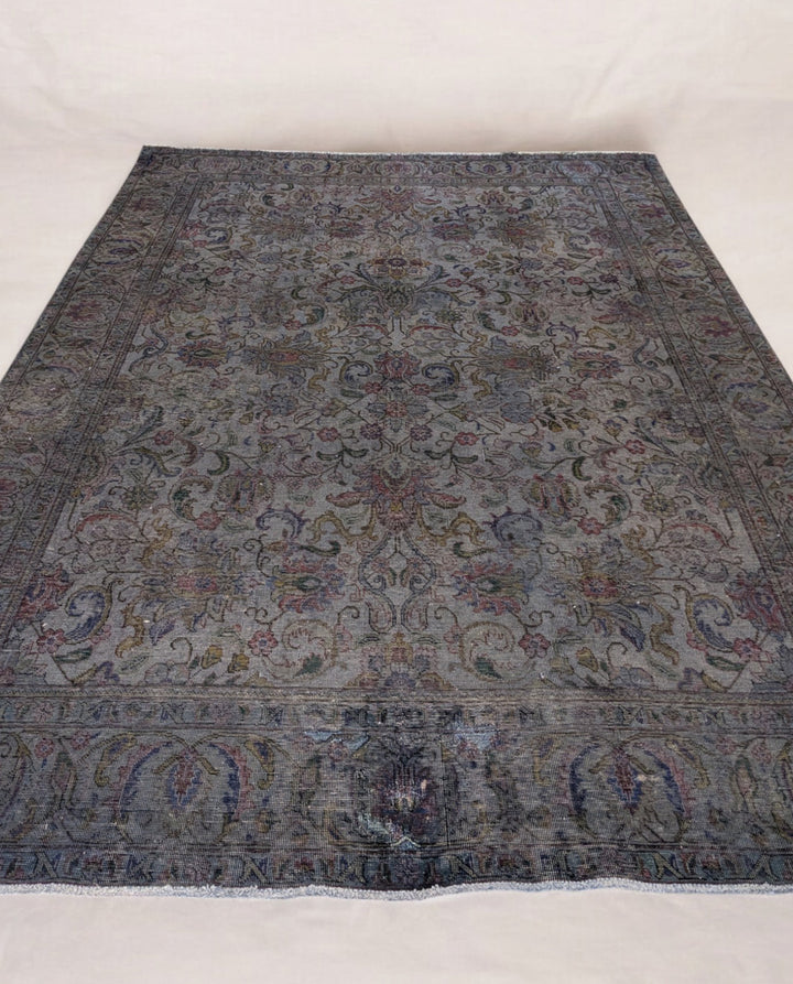 Kashan Persian Vintage Wash Rug - Size: 10.11 x 7.9