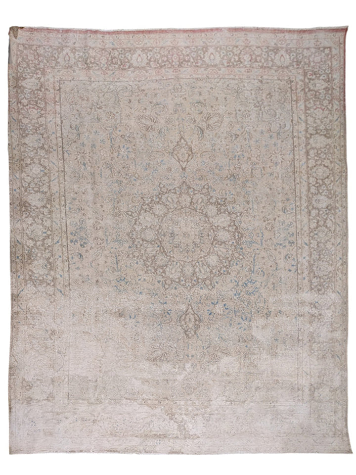 Tabriz Persian Vintage Wash Rug - Size: 12.10 x 9.8
