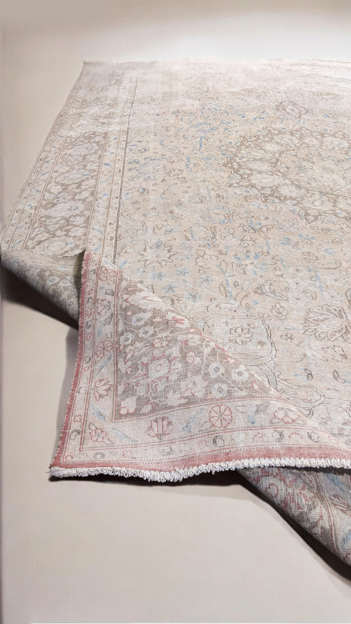 Tabriz Persian Vintage Wash Rug - Size: 12.10 x 9.8