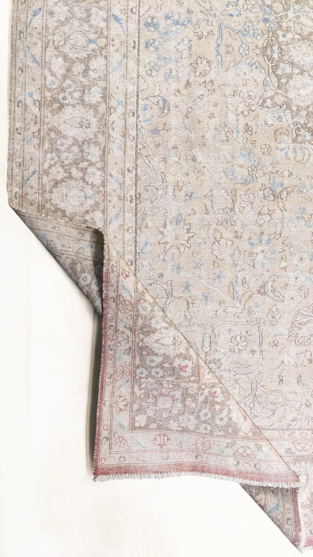 Tabriz Persian Vintage Wash Rug - Size: 12.10 x 9.8