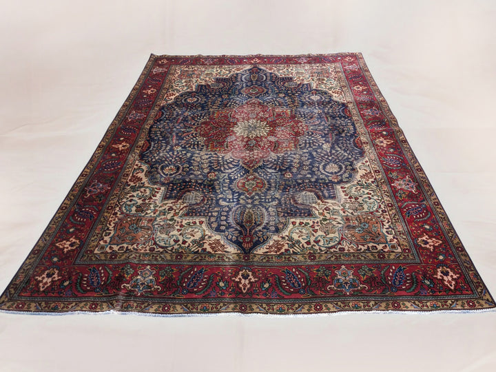 Kashan Persian Vintage Wash Rug - Size: 11.5 x 8.1