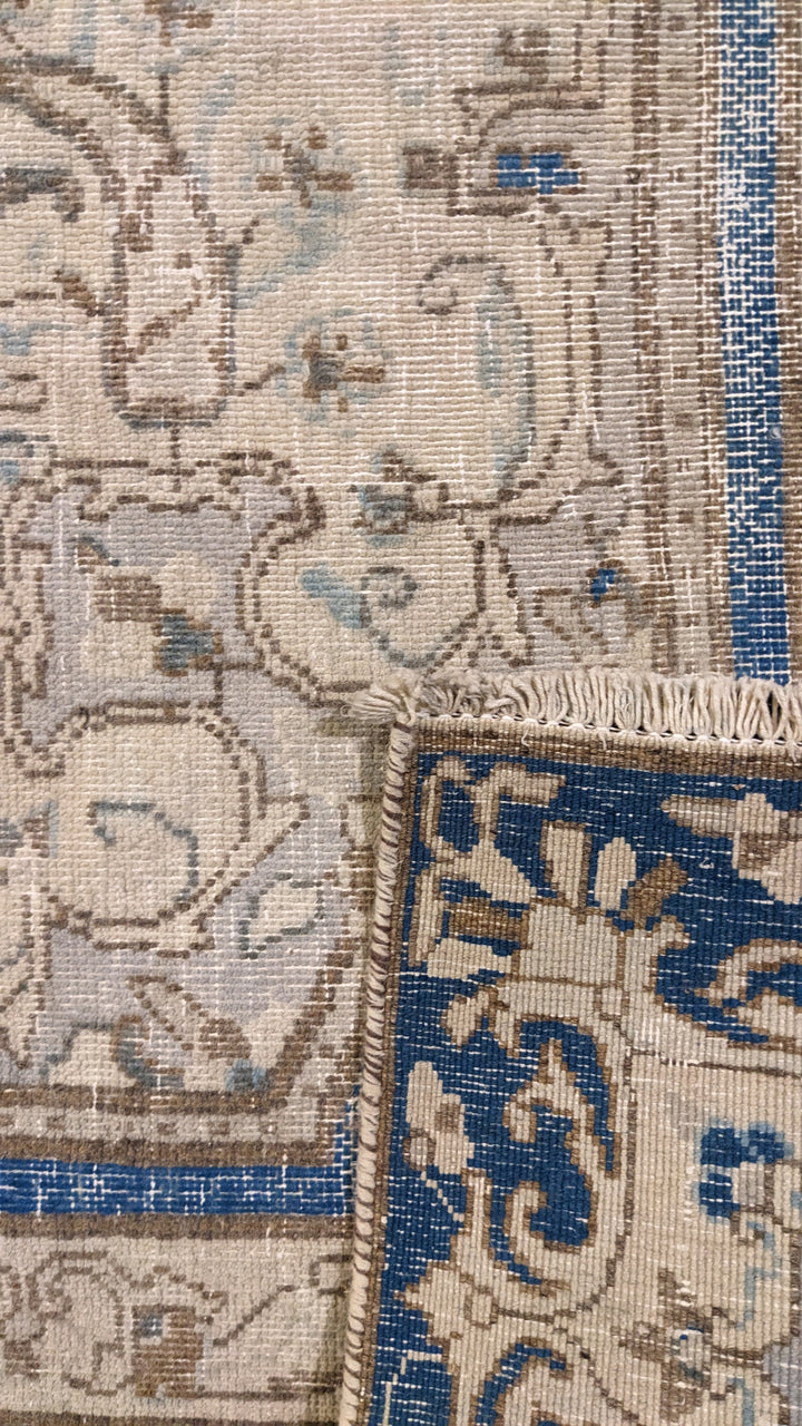 Kerman Persian Vintage Wash Rug - Size: 11.1 x 8.9