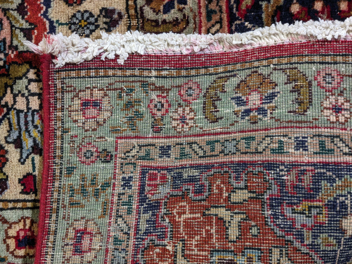 Kashan Persian Vintage Wash Rug - Size: 12.5 x 9.6