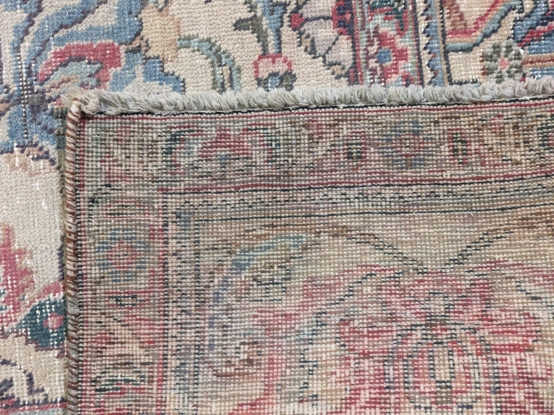 Kashan Persian Vintage Wash Rug - Size: 12.7 x 9.5