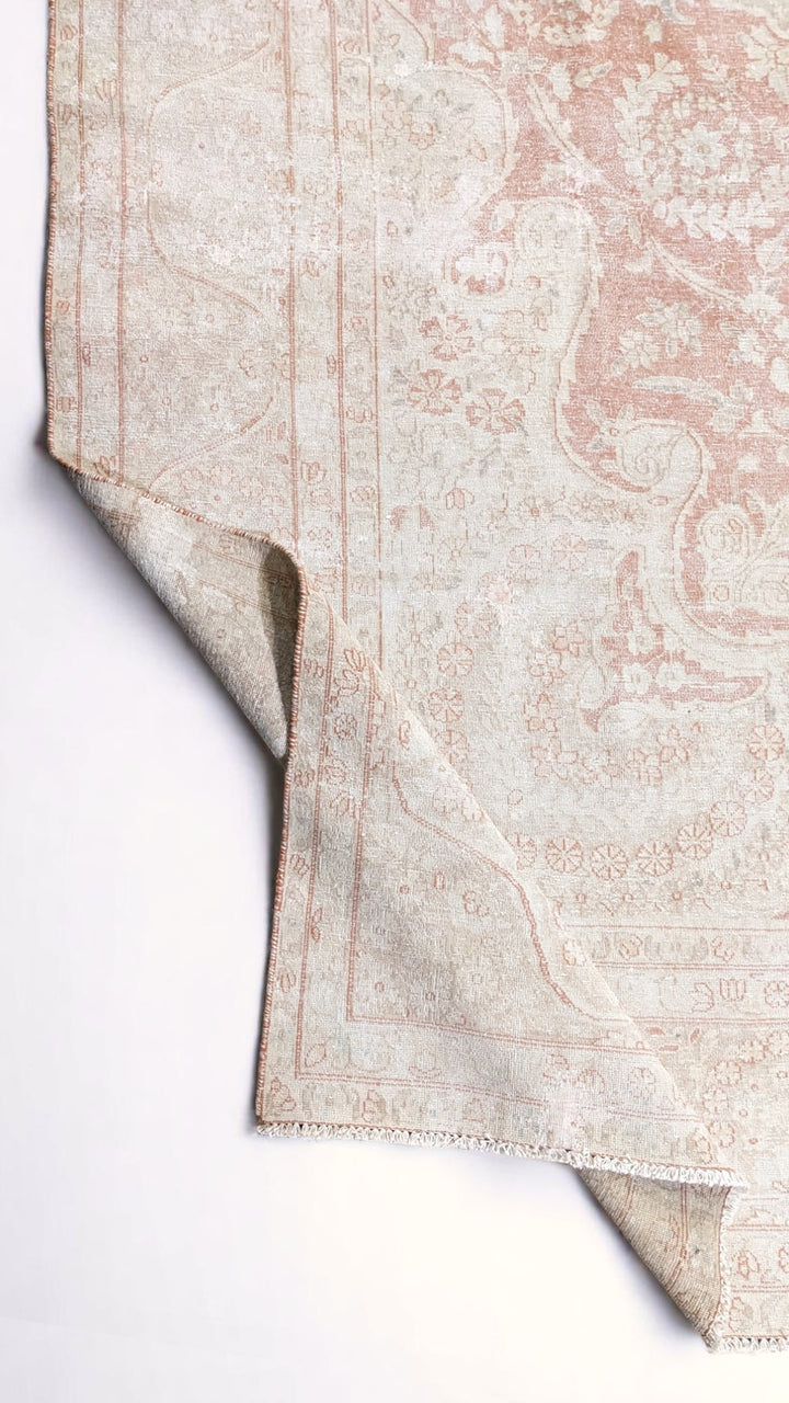 Isfahan Persian Vintage Wash Rug - Size: 12.6 x 9.5