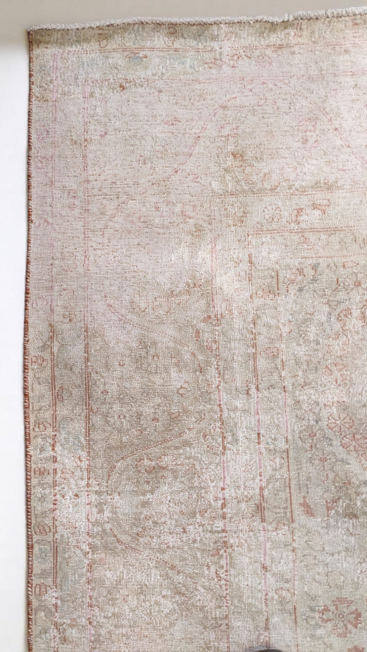 Isfahan Persian Vintage Wash Rug - Size: 12.6 x 9.5