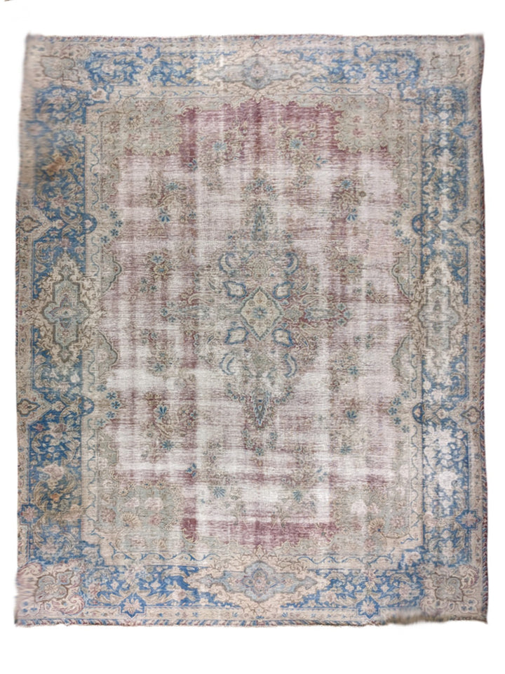 Kashan Persian Vintage Wash Rug - Size: 13.8 x 9.10