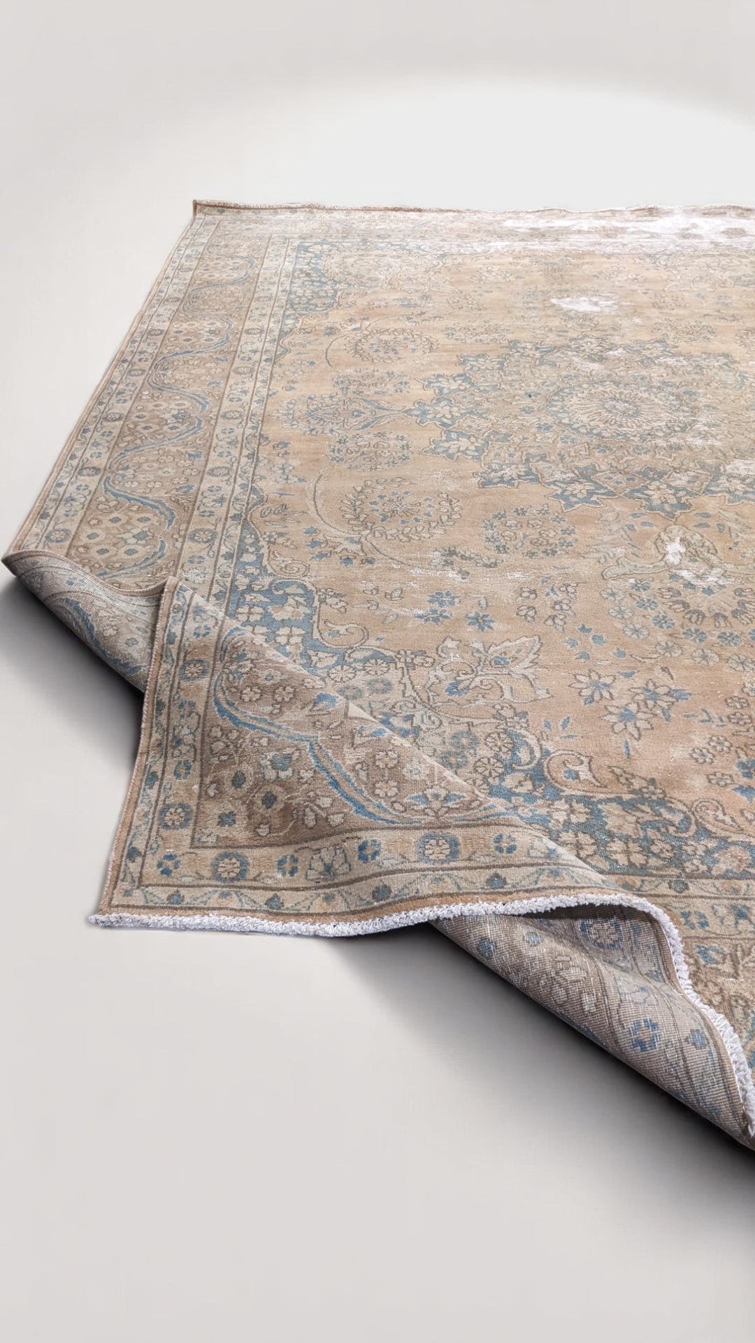 Tabriz Persian Vintage Wash Rug - Size: 12 x 8