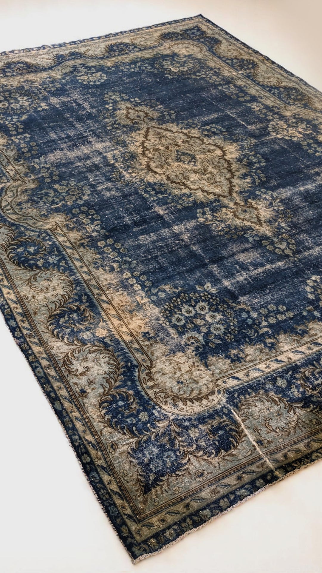 Tabriz Persian Vintage Wash Rug - Size: 14.2 x 9.8