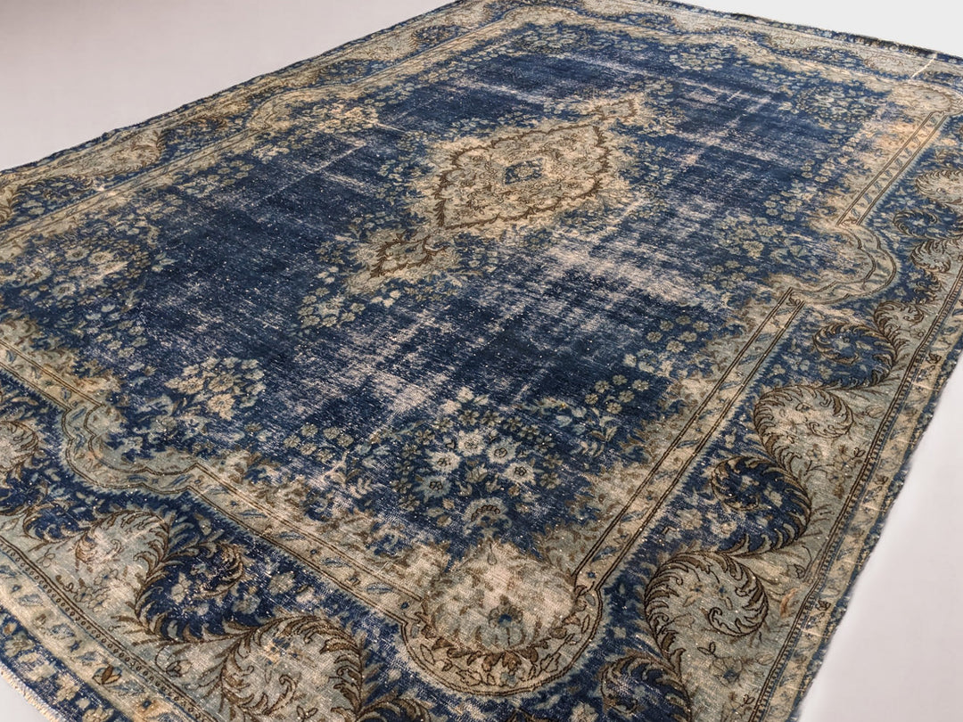 Tabriz Persian Vintage Wash Rug - Size: 14.2 x 9.8
